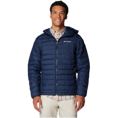 Columbia Hommes, Vestes d'hiver, Powder Lite, Bleu, (L) - Publicité Columbia Hommes, Vestes d'hiver, Powder Lite, Bleu, (L) - Publicité