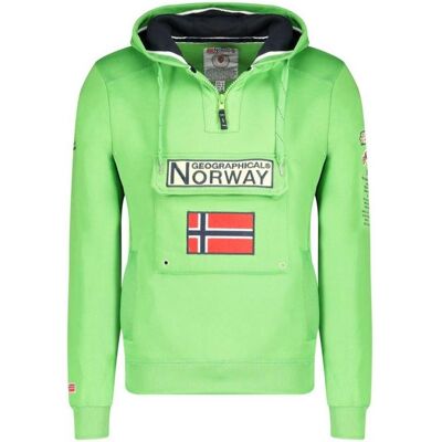 Geographical Norway, Hommes, Pull-over, Gymclass 054 Pop M sweat-shirt WW4181H/GN-Vert flashy, Vert, (M) - Publicité Geographical Norway, Hommes, Pull-over, Gymclass 054 Pop M sweat-shirt WW4181H/GN-Vert flashy, Vert, (M) - Publicité