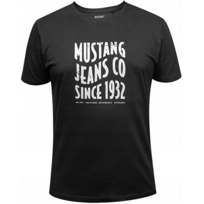 Mustang, Hommes, T-shirt, T-Shirt Lounge Shirt Herren Schwarz, Noir, (L) - Publicité Mustang, Hommes, T-shirt, T-Shirt Lounge Shirt Herren Schwarz, Noir, (L) - Publicité