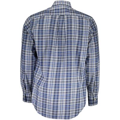 GANT, Hommes, Chemise, Chemise homme bleue à manches longues, Bleu, (S) - Publicité GANT, Hommes, Chemise, Chemise homme bleue à manches longues, Bleu, (S) - Publicité