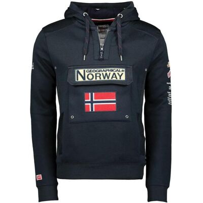 Geographical Norway, Hommes, Pull-over, Gymclass Db-Sweatshirt, Bleu, (L) - Publicité Geographical Norway, Hommes, Pull-over, Gymclass Db-Sweatshirt, Bleu, (L) - Publicité