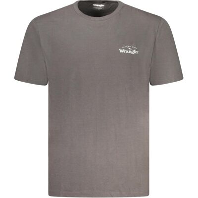 Wrangler, Hommes, T-shirt, Schwarzes T-Shirt aus Baumwolle, Noir, (S) - Publicité Wrangler, Hommes, T-shirt, Schwarzes T-Shirt aus Baumwolle, Noir, (S) - Publicité