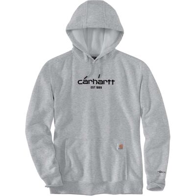 Carhartt, Hommes, Pull-over, Bluza Force Lightweight Logo Asphalt, Gris, (M) - Publicité Carhartt, Hommes, Pull-over, Bluza Force Lightweight Logo Asphalt, Gris, (M) - Publicité