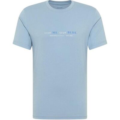 Mustang, Hommes, T-shirt, Style Alex C Print, Bleu, (XXL) - Publicité Mustang, Hommes, T-shirt, Style Alex C Print, Bleu, (XXL) - Publicité