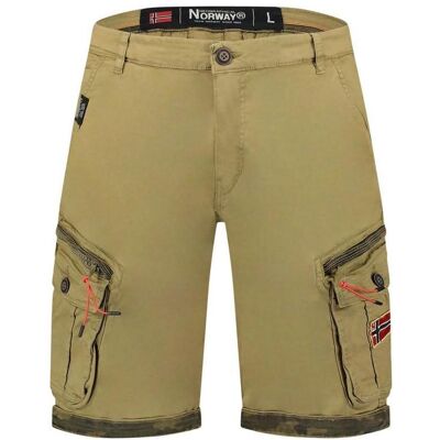 Geographical Norway, Hommes, Short, Parento Mastic DB 317 M SY1691H/GN-Mastic short, Beige, (XXL) - Publicité Geographical Norway, Hommes, Short, Parento Mastic DB 317 M SY1691H/GN-Mastic short, Beige, (XXL) - Publicité