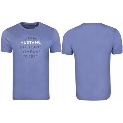 Mustang, Hommes, T-shirt de sport, T-SHIRT 03 DENIM 4228 2100 531 L (L), Bleu, L - Publicité Mustang, Hommes, T-shirt de sport, T-SHIRT 03 DENIM 4228 2100 531 L (L), Bleu, L - Publicité