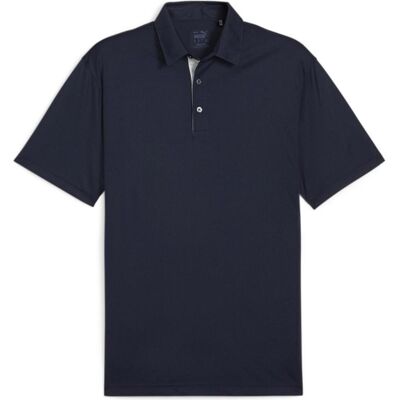 Puma Polo Solide Pur - Bleu - Polo - Publicité Puma Polo Solide Pur - Bleu - Polo - Publicité