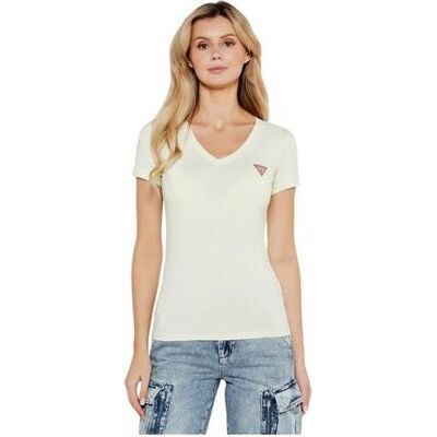 Guess W2YI45J1314A83M S - T-Shirt - Publicité Guess W2YI45J1314A83M S - T-Shirt - Publicité