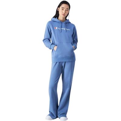Sweat à capuche pour femme Champion - Bleu - Coupe slim - Publicité Sweat à capuche pour femme Champion - Bleu - Coupe slim - Publicité