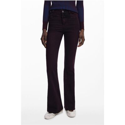 Desigual, Femmes, Jeans, Jean Denim Femme Violet, Violet, (40) - Publicité Desigual, Femmes, Jeans, Jean Denim Femme Violet, Violet, (40) - Publicité