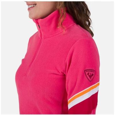 Rossignol Strawpile Half Zip Fleece - Polar Fleece - Publicité Rossignol Strawpile Half Zip Fleece - Polar Fleece - Publicité