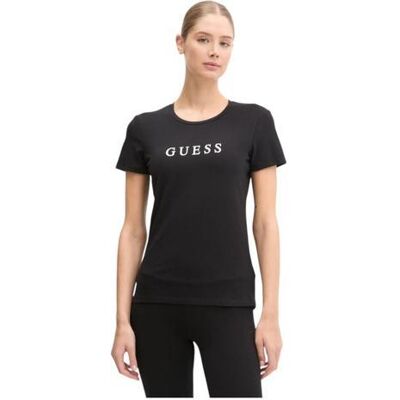 T-Shirt Guess O5RI01KBBU1JBLK pour Femmes - Vêtements Supérieurs - Publicité T-Shirt Guess O5RI01KBBU1JBLK pour Femmes - Vêtements Supérieurs - Publicité