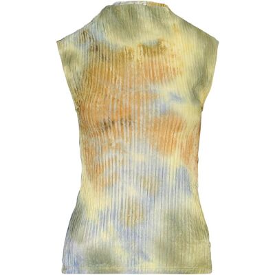 Desigual, Femmes, T-shirt, Giallo Polyester Women Canotta, Jaune, Beige, (S) - Publicité Desigual, Femmes, T-shirt, Giallo Polyester Women Canotta, Jaune, Beige, (S) - Publicité