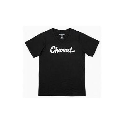Charvel Modèle M T-Shirt en Coton à Manches Courtes pour Femmes - Publicité Charvel Modèle M T-Shirt en Coton à Manches Courtes pour Femmes - Publicité