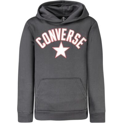 Converse, Garçons, Pull-over, Sweat à Capuche Zippé Noir pour Enfants, Noir, (128) - Publicité Converse, Garçons, Pull-over, Sweat à Capuche Zippé Noir pour Enfants, Noir, (128) - Publicité