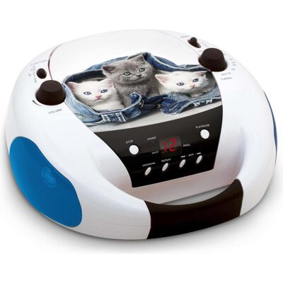 Bigben BB Lettore Radio CD Gatto - Publicité Bigben BB Lettore Radio CD Gatto - Publicité