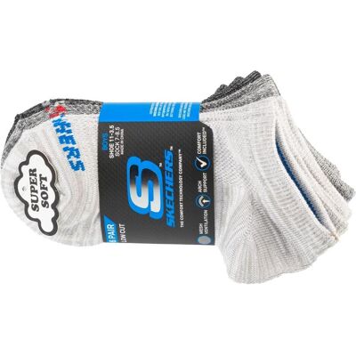 Chaussettes Gris Skechers Sans Terry - Chaussettes - Publicité Chaussettes Gris Skechers Sans Terry - Chaussettes - Publicité