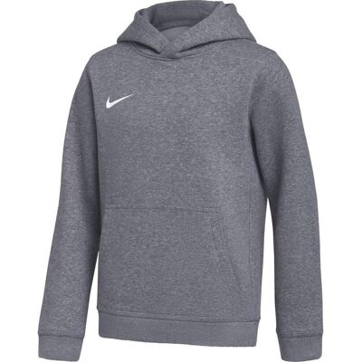 Nike, Garçons, Pull-over, Park 26 Fleece Hoodie for Kids Gray IB1226 071, Argent, Gris, (S) - Publicité Nike, Garçons, Pull-over, Park 26 Fleece Hoodie for Kids Gray IB1226 071, Argent, Gris, (S) - Publicité