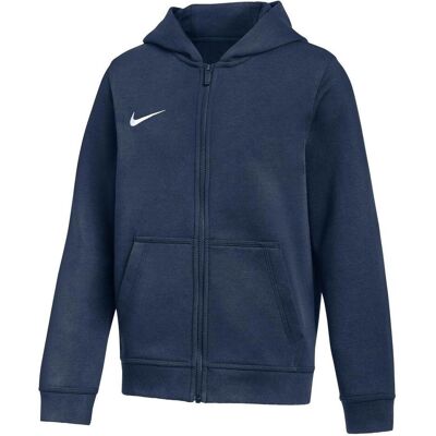 Nike, Garçons, Pull-over, Park 26 Fleece Full-Zip Hoodie for Kids Navy Blue IB1232 410, Bleu, (S) - Publicité Nike, Garçons, Pull-over, Park 26 Fleece Full-Zip Hoodie for Kids Navy Blue IB1232 410, Bleu, (S) - Publicité