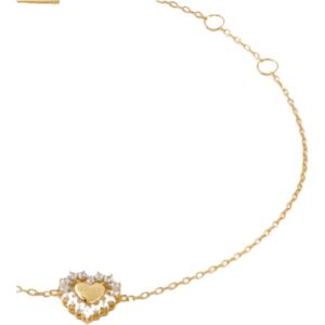 Guess, Bracelet, 10MM JARDIN HEART & CRYS BR bracelet, (18.50 cm, Argent 925) - Publicité Guess, Bracelet, 10MM JARDIN HEART & CRYS BR bracelet, (18.50 cm, Argent 925) - Publicité