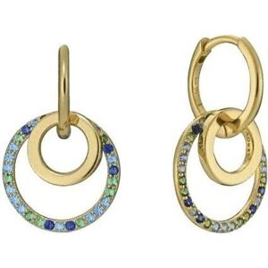 Viceroy, Boucles d'oreilles, Hravé pozlacené nà u¡nice kruhy 2v1 Elegant 13052E100-32, (Argent sterling 925) - Publicité Viceroy, Boucles d'oreilles, Hravé pozlacené nà u¡nice kruhy 2v1 Elegant 13052E100-32, (Argent sterling 925) - Publicité