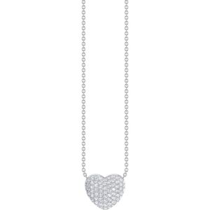 Thomas Sabo, Collier, Chaîne et pendentif en forme de coeur avec des pierres blanches, (Argent, Argent 925, Argent recyclé, Argent sterling 925) - Publicité Thomas Sabo, Collier, Chaîne et pendentif en forme de coeur avec des pierres blanches, (Argent, Argent 925, Argent recyclé, Argent sterling 925) - Publicité
