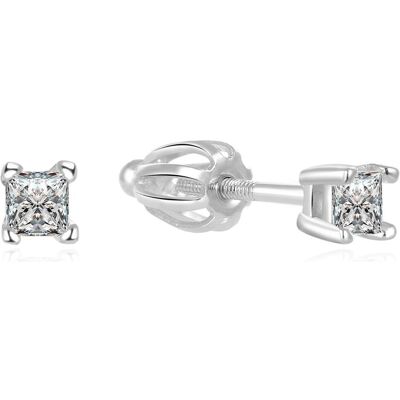 Beneto, Boucles d'oreilles, Boucles d'oreilles minimalistes en argent AGUP1683S (L) - Publicité Beneto, Boucles d'oreilles, Boucles d'oreilles minimalistes en argent AGUP1683S (L) - Publicité