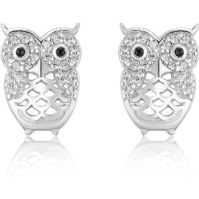 Beneto, Boucles d'oreilles, Boucles d'oreilles en argent Owls AGUP1200 (L), (Argent) - Publicité Beneto, Boucles d'oreilles, Boucles d'oreilles en argent Owls AGUP1200 (L), (Argent) - Publicité