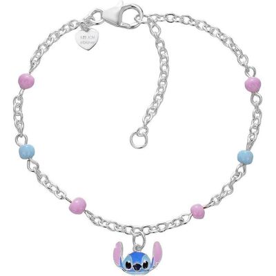 Disney Bracelet, Matching Silver Bracelet Stitch Mini Bs00101sl-47.Cs, (Argent) - Publicité Disney Bracelet, Matching Silver Bracelet Stitch Mini Bs00101sl-47.Cs, (Argent) - Publicité