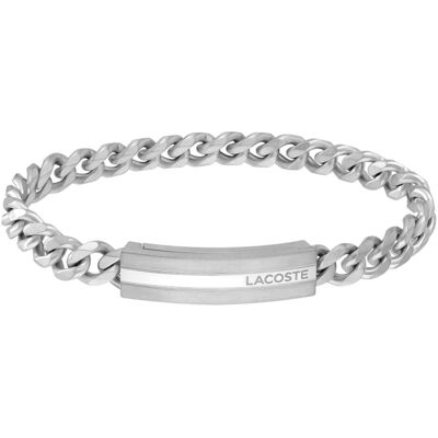 Lacoste, Bracelet, Adventurer 2040091 bracelet en acier fashion, (19 cm, Acier inoxydable) - Publicité Lacoste, Bracelet, Adventurer 2040091 bracelet en acier fashion, (19 cm, Acier inoxydable) - Publicité