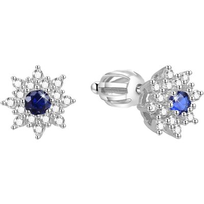 Beneto, Boucles d'oreilles, Boucles d'oreilles fleurs argentées AGUP1443S (L) - Publicité Beneto, Boucles d'oreilles, Boucles d'oreilles fleurs argentées AGUP1443S (L) - Publicité