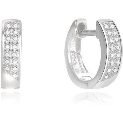 Beneto, Boucles d'oreilles, Timeless silver earrings AGUC2609 (L), (Argent) - Publicité Beneto, Boucles d'oreilles, Timeless silver earrings AGUC2609 (L), (Argent) - Publicité