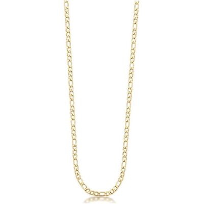 Brosway, Collier, Stylish Gold-Plated Chain Figaro Essential Bnl022, (Or) - Publicité Brosway, Collier, Stylish Gold-Plated Chain Figaro Essential Bnl022, (Or) - Publicité
