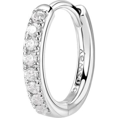 Brosway, Boucles d'oreilles, Boucles d'oreilles rondes stylées Fancy Infinite White FIW89, (Argent 925) - Publicité Brosway, Boucles d'oreilles, Boucles d'oreilles rondes stylées Fancy Infinite White FIW89, (Argent 925) - Publicité