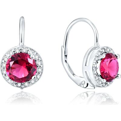 Beneto, Boucles d'oreilles, Boucles d'oreilles pailletées en argent AGUC1158 (L), (Argent) - Publicité Beneto, Boucles d'oreilles, Boucles d'oreilles pailletées en argent AGUC1158 (L), (Argent) - Publicité