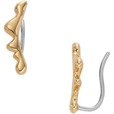 Skagen, Boucles d'oreilles, Anja Pebble Boucles d'oreilles, (Acier inoxydable avec revêtement en or IP) - Publicité Skagen, Boucles d'oreilles, Anja Pebble Boucles d'oreilles, (Acier inoxydable avec revêtement en or IP) - Publicité