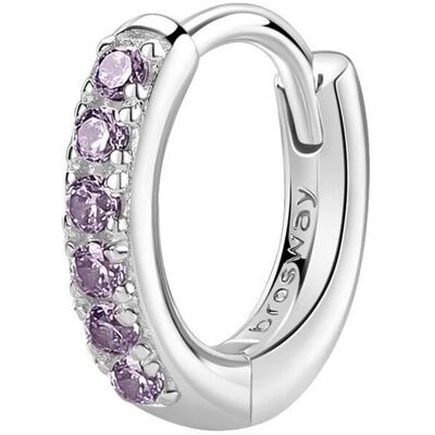 Brosway, Boucles d'oreilles, Fancy Magic Purple FMP85 boucle d'oreille simple en argent, (Argent) - Publicité Brosway, Boucles d'oreilles, Fancy Magic Purple FMP85 boucle d'oreille simple en argent, (Argent) - Publicité