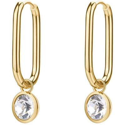 Brosway, Boucles d'oreilles, Oval Gold-Plated 2in1 Earrings With Symphonia Crystal Bym194 - Publicité Brosway, Boucles d'oreilles, Oval Gold-Plated 2in1 Earrings With Symphonia Crystal Bym194 - Publicité