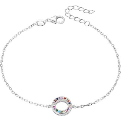 Beneto, Bracelet, Bracelet moderne en argent avec zircons AGB581 / 21 - Publicité Beneto, Bracelet, Bracelet moderne en argent avec zircons AGB581 / 21 - Publicité