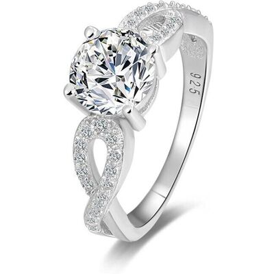 Beneto, Bague, Silver glittering ring AGG204 - Circuit : 54 mm (L), (54) - Publicité Beneto, Bague, Silver glittering ring AGG204 - Circuit : 54 mm (L), (54) - Publicité