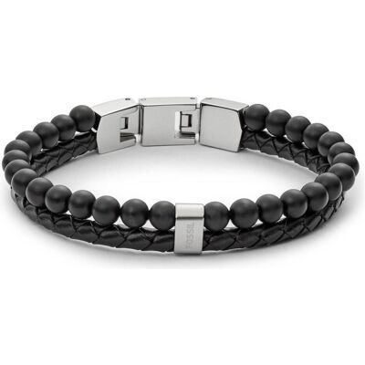 Fossil, Bracelet, Vintage Casual, (19.50 cm, Acier inoxydable, Cuir, Matières plastiques) - Publicité Fossil, Bracelet, Vintage Casual, (19.50 cm, Acier inoxydable, Cuir, Matières plastiques) - Publicité
