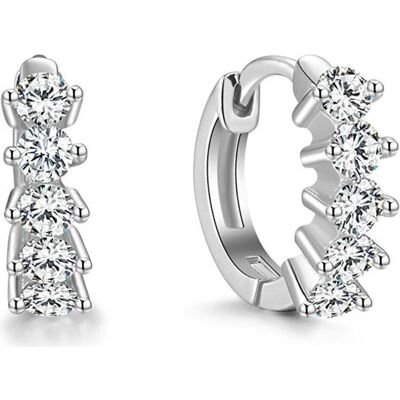 Beneto, Boucles d'oreilles, Boucles d'oreilles rondes en argent AGUC2235 (L) - Publicité Beneto, Boucles d'oreilles, Boucles d'oreilles rondes en argent AGUC2235 (L) - Publicité