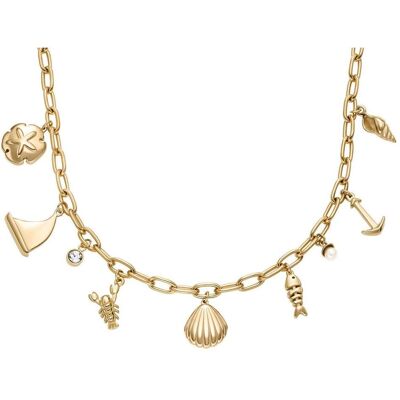 Skagen, Collier, SKJ1902710 Collier, (Acier inoxydable, 46 cm) - Publicité Skagen, Collier, SKJ1902710 Collier, (Acier inoxydable, 46 cm) - Publicité