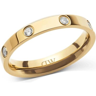 Daniel Wellington, Bague, - Original gold-plated ring with cubic zirconias Classic Lumine DW0040171 -, (58) - Publicité Daniel Wellington, Bague, - Original gold-plated ring with cubic zirconias Classic Lumine DW0040171 -, (58) - Publicité