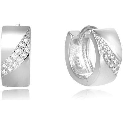 Beneto, Boucles d'oreilles, Charm boucles d'oreilles rondes en argent AGUC2674 (L), (Argent) - Publicité Beneto, Boucles d'oreilles, Charm boucles d'oreilles rondes en argent AGUC2674 (L), (Argent) - Publicité