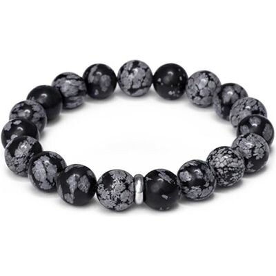 Beneto, Bracelet, Bracelet de perles d'obsidienne MINK157/20, (Obsidienne) - Publicité Beneto, Bracelet, Bracelet de perles d'obsidienne MINK157/20, (Obsidienne) - Publicité
