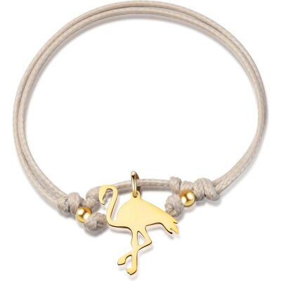 Ailoria, Bracelet, Flamant, (24 cm, Acier inoxydable, Velours côtelé) - Publicité Ailoria, Bracelet, Flamant, (24 cm, Acier inoxydable, Velours côtelé) - Publicité