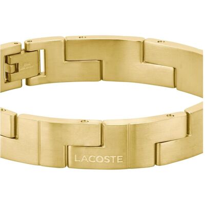 Lacoste, Bracelet, Fashion Gold Plated Bracelet For Men 2040154, (Acier inoxydable) - Publicité Lacoste, Bracelet, Fashion Gold Plated Bracelet For Men 2040154, (Acier inoxydable) - Publicité