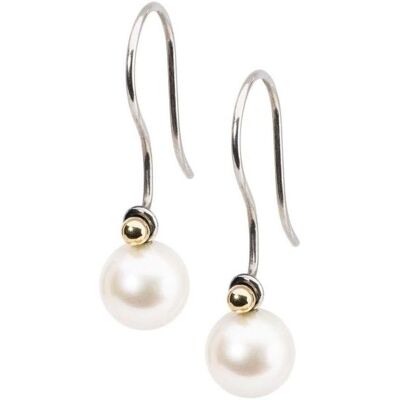 Trollbeads, Pendentif, Silver 925 Earring White Pearl Round Drops Sterling Silver No Gemstone Sterling Silver No Gemstone, (Argent Sterling) - Publicité Trollbeads, Pendentif, Silver 925 Earring White Pearl Round Drops Sterling Silver No Gemstone Sterling Silver No Gemstone, (Argent Sterling) - Publicité