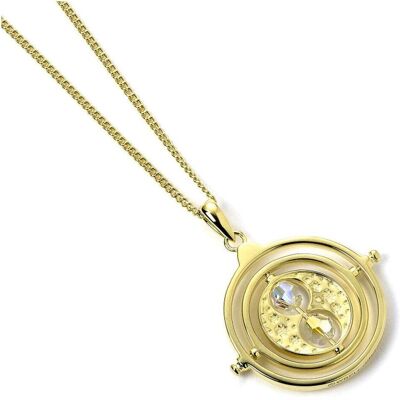 Carat Shop, Collier, Harry Potter pendentif et collier plaqué or Retourneur de Temps, (Argent Sterling, 46 cm) - Publicité Carat Shop, Collier, Harry Potter pendentif et collier plaqué or Retourneur de Temps, (Argent Sterling, 46 cm) - Publicité